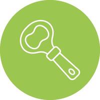 Bottle Opener Color Enhanced Graphic vector