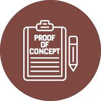 Proof Of Concept Responsive Icon Badge vector