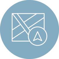 Navigator Stylized Tech Element vector