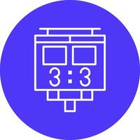 Scoring Responsive Icon Badge vector