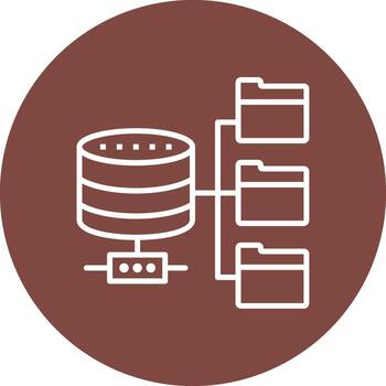 Data Source Conceptual Line Work vector