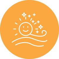 Sun Interactive UI Graphic vector