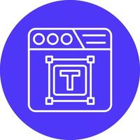 Text Box Graphic Interface Asset vector