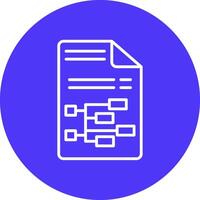 Hierarchical Monochrome UI Visual vector