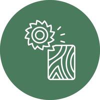 Saw Minimal Touch Graphic vector