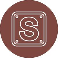 Letter S Smart UI Graphic vector