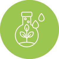 Flask Colorful Concept Art vector