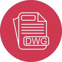 DWG File Format Geometric Shape Symbol vector