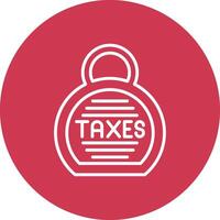 Taxes Sharp Edge Symbol vector