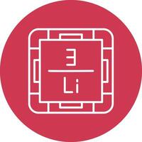 Lithium Stylish App Element vector