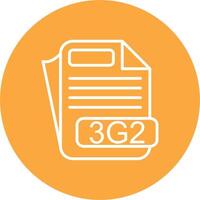 3G2 File Format Web Ready Graphic vector