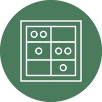Table Of Rates Functional Flat Style vector