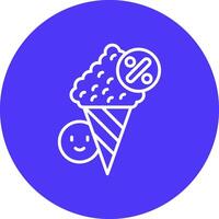 Ice Cream Coded Design Graphic vector