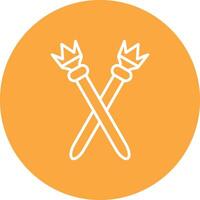 Scepter Isometric Art vector