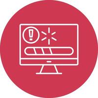 Error Bold Web Icon vector
