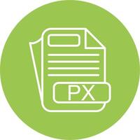 PX File Format Conceptual Line Work vector