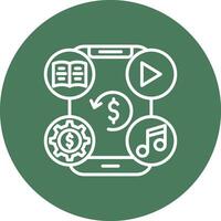 Subscription UI Toolkit Element vector