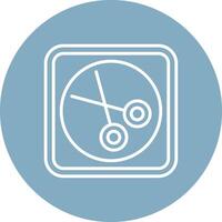 Cut Minimal Outline Artwork vector