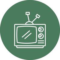 Old Tv Business Style Symbol vector