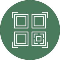 Qr Code Scan UI Toolkit Element vector