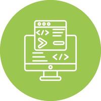 front end Frame Icon vector