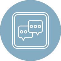 Chat Web Interface Symbol vector