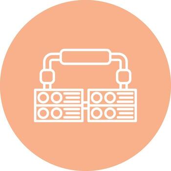 Server Stylish App Element vector