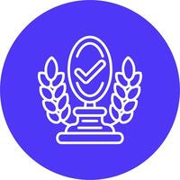 Trophy Cup Sharp Edge Symbol vector