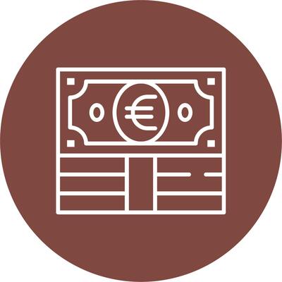 Euro Handcrafted Digital Icon
