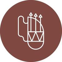 Quiver Outline Graphic Design vector