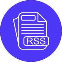 RSS File Format Abstract Web Element vector
