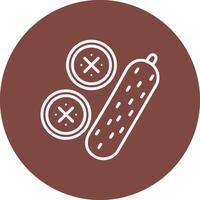 Cucumbers Functional Icon Art vector