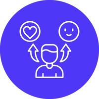 Reaction Shadowed Icon Style vector