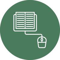 Elearning Business Interface Asset vector