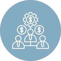 Management Outline Graphic Design vector