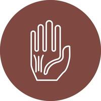 Hand Modular UI Graphic vector