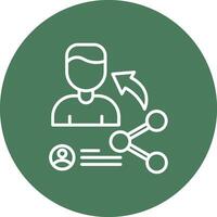 Share Compact App Icon vector
