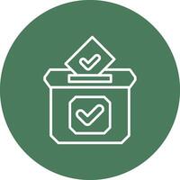 Vote Minimal Touch Graphic vector