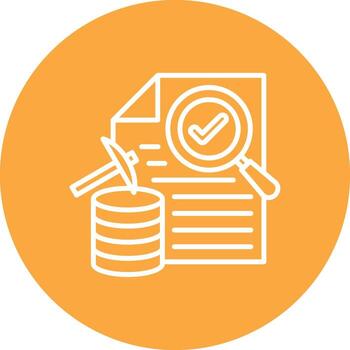 Text Mining Outline Graphic Design vector