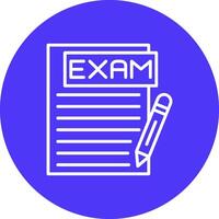 Exam Color Enhanced Graphic vector