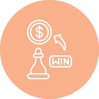 Strategy Shadowed Icon Style vector