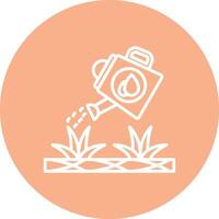 Crop Flat Line Drawing vector