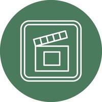 Clapper Coded Design Graphic vector