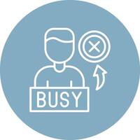 Busy UI Concept Symbol vector
