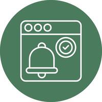 Reminder Flat Line Drawing vector