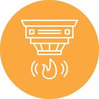 Detector Thin Line Design vector