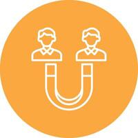 Lead Generation Frame Icon vector