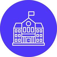 University Compact App Icon vector