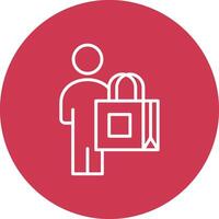 Buyer Mobile App Graphic vector