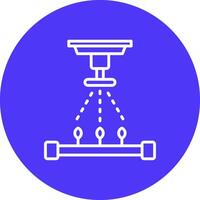 Sprinkler Stylized Tech Element vector